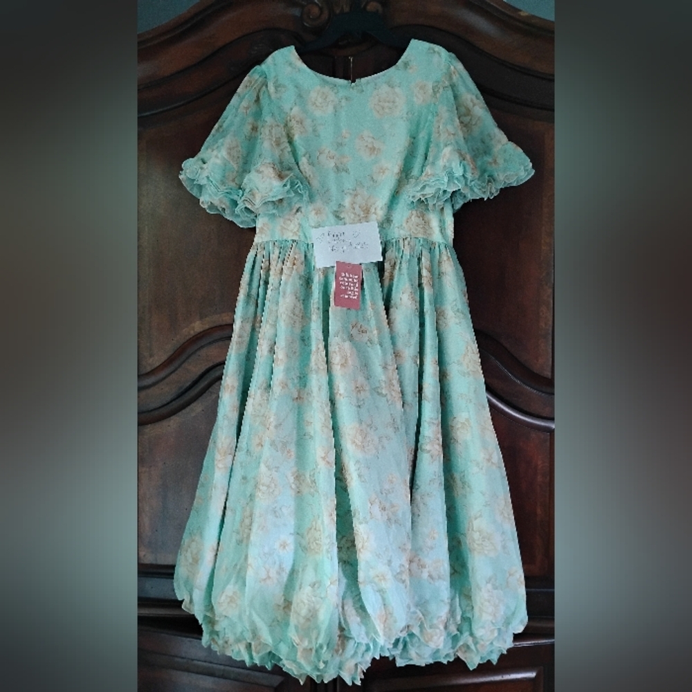 Floral Puff Sleeve Dress
